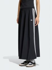 Adidas Spodnie dresowe Firebird Skirt KR6663 Czarny Relaxed Fit. Czarne spódnice damskie Adidas, bez wzorów, z dresówki. Za 279.99 zł.
