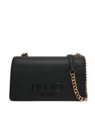 Liu Jo Torebka AA6056 ES029 Czarny. Czarne torebki do ręki damskie Liu Jo, bez wzorów, ze skóry, bez dodatków. Za 599.99 zł.