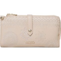 Desigual Dark Amber Ester Portfel Biały. Białe portfele damskie Desigual, z materiału. Za 257.95 zł.