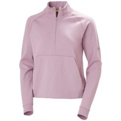 Bluza damska 1/2 zip Helly Hansen HP Tech. Fioletowe bluzy damskie Helly Hansen, bez wzorów, bez ramiączek, bez kaptura. Za 430.10 zł.