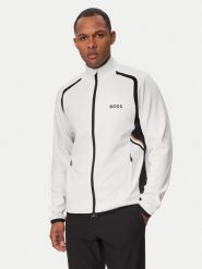 BOSS Bluza Spin 50554402 Biały Regular Fit. Białe bluzy męskie Boss, m, bez wzorów, z syntetyku, bez ramiączek, bez kaptura. Za 999.99 zł.