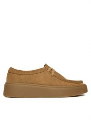 Clarks Półbuty Torview W 26184946 Brązowy. Brązowe półbuty damskie Clarks, bez wzorów, ze skóry, bez obcasa, na płaskiej podeszwie, bez zapięcia. Za 569.99 zł.