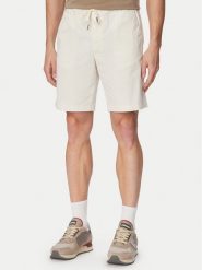 Jack & Jones Szorty materiałowe Jaiden Rocco 12292831 Beżowy Regular Fit. Brązowe szorty męskie Jack & Jones, bez wzorów, z bawełny. Za 129.99 zł.