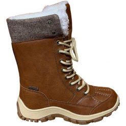 Damskie buty après-ski Élémenterre Elrington. Brązowe śniegowce damskie Elementerre, bez zapięcia. Za 199.50 zł.