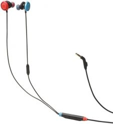 Słuchawki Harman JBL Quantum 50 Nintendo, Blue & Red. Czerwone słuchawki dokanałowe Harman. Za 118.38 zł.