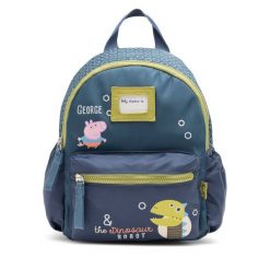 Plecak Peppa Pig. Niebieskie plecaki męskie Peppa Pig, bez wzorów, sportowe. Za 69.99 zł.