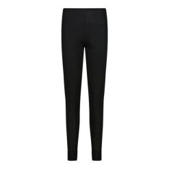 Damskie legginsy CMP. Czarne legginsy damskie CMP, bez wzorów, z materiału. Za 202.35 zł.
