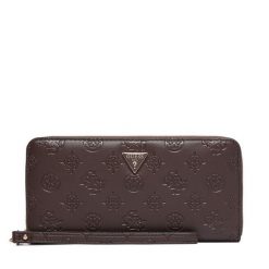 Portfel Guess. Brązowe portfele damskie Guess. Za 294.99 zł.