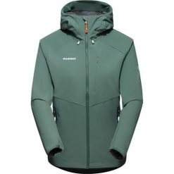 Kurtka trekkingowa damska Mammut Ultimate Comfort. Zielone kurtki sportowe damskie Mammut, l, bez wzorów, z syntetyku, bez ramiączek, z kapturem, trekkingowe. Za 1,337.00 zł.