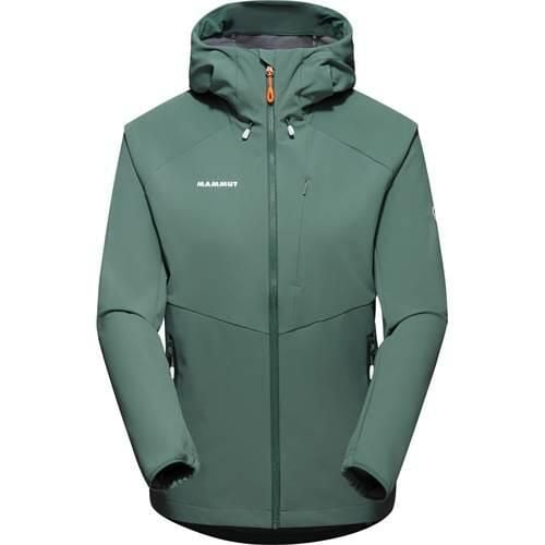 Kurtka trekkingowa damska Mammut Ultimate Comfort. Zielone kurtki sportowe damskie Mammut, l, bez wzorów, z syntetyku, bez ramiączek, z kapturem, trekkingowe. Za 1,331.00 zł.