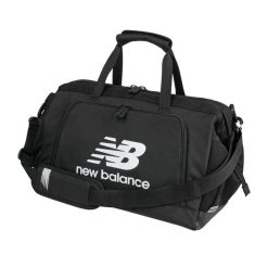 Torba New Balance BG93905GBKW – czarna. Czarne torby sportowe męskie New Balance, bez wzorów, z materiału. Za 229.99 zł.