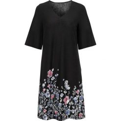 Cellbes Sukienka czarny female czarny 34/36. Czarne sukienki damskie Cellbes, bez wzorów, z dżerseju, bez kołnierzyka, bez ramiączek. W wyprzedaży za 95.00 zł.