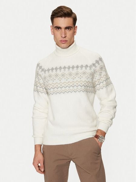 Guess Golf M4PR58 Z3LQ0 Écru Regular Fit. Swetry męskie Guess, m, z aplikacjami, z syntetyku, bez kołnierzyka, bez ramiączek. Za 239.99 zł.