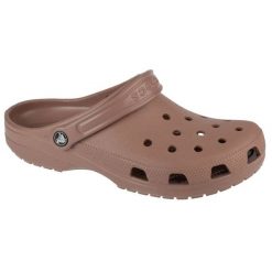 Klapki Crocs Classic Clog 10001-2Q9 brązowe. Brązowe klapki damskie bez wzorów, z materiału, bez zapięcia. Za 310.46 zł.