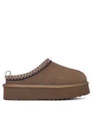 DeeZee Śniegowce 0B780P-P Khaki. Brązowe śniegowce damskie DeeZee, ze skóry, bez zapięcia. Za 249.99 zł.