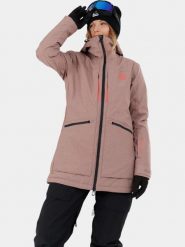 Kurtka Narciarska Damska Fundango Pemberton Eco Allmountain. Fioletowe kurtki sportowe damskie FUNDANGO, m, bez wzorów, z materiału, bez ramiączek, bez kaptura, narciarskie. Za 599.00 zł.