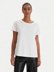 Armani Exchange T-Shirt XW000830 AF10356 U0002 Biały Relaxed Fit. Białe t-shirty damskie Armani Exchange, xl, bez wzorów, z bawełny, bez kołnierzyka, bez ramiączek. Za 269.99 zł.