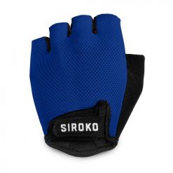 Rękawiczki rowerowe Kolarstwo Siroko Aero Dark Blue. Niebieskie rękawiczki damskie SIROKO, bez wzorów, z nylonu. W wyprzedaży za 72.95 zł.