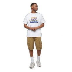 Szorty cargo z podwójną kieszenią Urban Classics. Brązowe szorty męskie Urban Classics, bez wzorów. Za 229.00 zł.