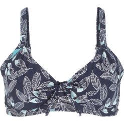 Biustonosz bikini minimizer shape bonprix ciemnoniebiesko-jasnoniebieski wzorzysty. Niebieskie bikini bonprix, bez wzorów. Za 37.99 zł.