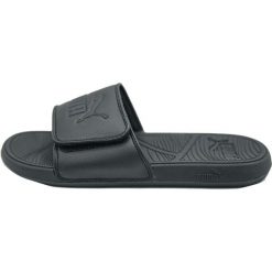 Klapki basenowe dla dorosłych Puma Cool Cat 2.0. Brązowe klapki damskie Puma, bez wzorów, z materiału, sportowe, bez obcasa, bez zapięcia. Za 176.00 zł.