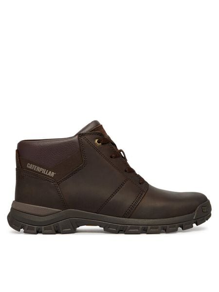 CAT Footwear Trzewiki Threshold Chukka P726443 Brązowy. Brązowe botki męskie CAT Footwear, bez wzorów, ze skóry, bez obcasa, bez zapięcia. Za 549.99 zł.