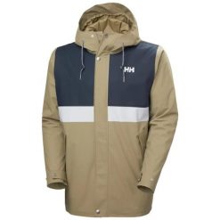 Kurtka wodoodporna Helly Hansen Moss. Żółte kurtki męskie Helly Hansen, l, bez wzorów, z materiału, eleganckie, bez kaptura. Za 747.50 zł.