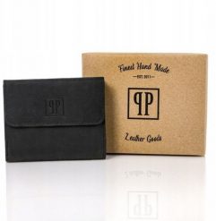 Zestaw prezentowy ZUP-61 saszetka nerka damska T-36-G portfel damski skórzany T-11-BL. Portfele damskie Paolo Peruzzi. Za 283.31 zł.