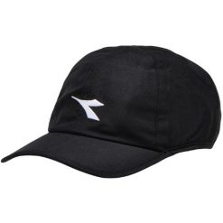 Czapka tenisowa z daszkiem Diadora ADJUSTABLE CAP. Białe czapki damskie Diadora, bez wzorów, z materiału. Za 80.00 zł.