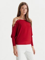 Marciano Guess Bluzka 6RGP05 6257A Czerwony Regular Fit. Czerwone bluzki damskie Marciano Guess, xxl, z aplikacjami, z syntetyku, bez kołnierzyka, bez ramiączek. Za 599.99 zł.