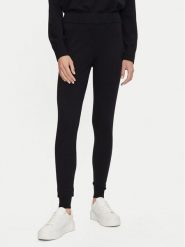 Athlecia Spodnie dresowe Dava W Knitted EA243385 Czarny Regular Fit. Czarne spodnie dresowe damskie Athlecia, bez wzorów, z dresówki. Za 129.99 zł.