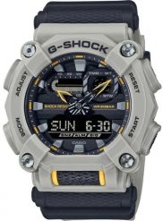 Zegarek sportowy Casio Damski G-Shock beżowy 53 mm (GA-900HC-5A). Brązowe zegarki damskie Casio. Za 649.99 zł.