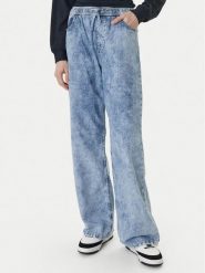 Roxy Jeansy Saltwater ERJDP03338 Błękitny Loose Fit. Niebieskie jeansy damskie Roxy, bez wzorów, z bawełny. Za 319.99 zł.