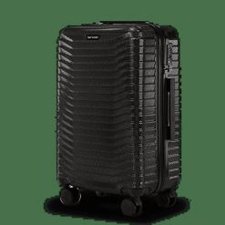 Walizka ŚREDNIA WINGS PC SEA EAGLE 2.0 24" BLACK. Czarne walizki damskie Wings, bez wzorów, z materiału, średnie. Za 259.90 zł.