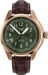 Zegarek Aviator Zegarek męski Aviator V.1.38.2.324.4 brązowy. Brązowe zegarki męskie AVIATOR, bez wzorów. Za 1,820.00 zł.