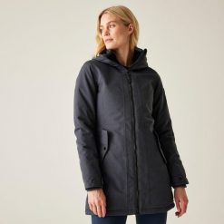 Voltera VI Regatta damska kurtka podgrzewana z membraną. Szare kurtki sportowe damskie Regatta, bez wzorów, bez ramiączek, bez kaptura, trekkingowe. Za 678.85 zł.