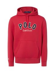 Polo Ralph Lauren sweter z kapturem Mężczyźni Bawełna czerwony, M. Czerwone swetry męskie Polo Ralph Lauren, m, bez wzorów, z bawełny, bez kołnierzyka, bez ramiączek. Za 549.95 zł.