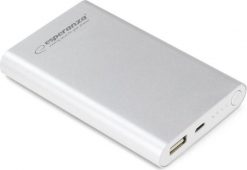 Powerbank Esperanza Nautrin 8800mAh Srebrny. Szare powerbanki Esperanza. Za 33.21 zł.