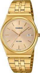 Zegarek Casio Zegarek męski Casio MTP-B145G-9AVEF złoty. Żółte zegarki męskie Casio, bez wzorów, złote. Za 283.85 zł.