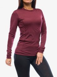 Bluza termoaktywna damska Sensor Merino Air Tee LS. Czerwone bluzy damskie Sensor, s, bez wzorów, z materiału, bez ramiączek, bez kaptura. Za 307.99 zł.