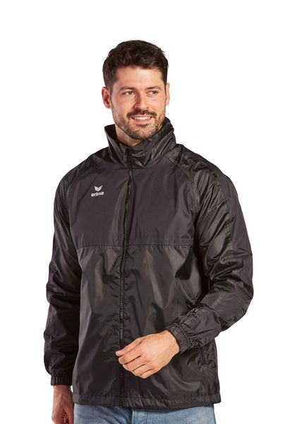 Kurtka wodoodporna Erima Team. Czarne kurtki męskie Erima, s, bez wzorów, z materiału, z kapturem. Za 212.00 zł.