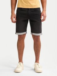 Petrol Industries Szorty jeansowe M-ROS-SHO001 Szary Slim Fit. Szare szorty męskie Petrol Industries, bez wzorów, z bawełny. Za 129.99 zł.