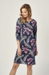 Taro KOSZULA 2980 VIVIAN AW24 (kolor granat, rozmiar M). Koszule damskie Taro, m, bez wzorów, bez kołnierzyka, bez ramiączek. Za 117.59 zł.