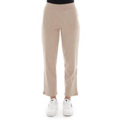 Spodnie dresowe miękki na co dzień na siłownię. Brązowe spodnie dresowe damskie LEONE 1947 APPAREL, bez wzorów, z dresówki, sportowe, na fitness i siłownię. Za 136.83 zł.