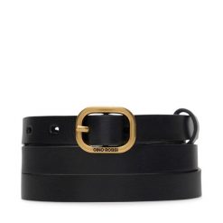 Pasek Damski GINO ROSSI. Czarne paski damskie Gino Rossi, bez wzorów. Za 79.99 zł.