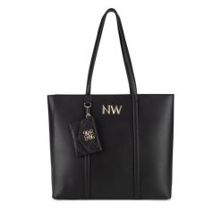 Torebka Nine West. Czarne shopperki damskie Nine West, bez wzorów, bez dodatków. Za 299.99 zł.