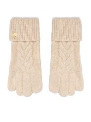 Guess Rękawiczki Damskie AW5678 POL02 Beżowy jasny. Brązowe rękawiczki damskie Guess, z aplikacjami, z dzianiny. Za 194.99 zł.
