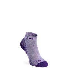 Skarpety turystyczne damskie Bridgedale Hike Lightweight Performance Ankle. Fioletowe skarpetki damskie Scarpa, bez wzorów. Za 87.09 zł.