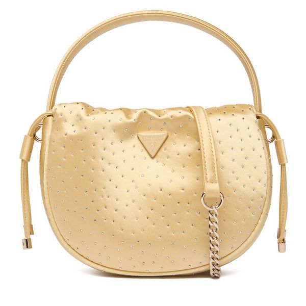 Torebka Guess. Żółte torebki do ręki damskie Guess, z aplikacjami, bez dodatków. Za 589.99 zł.