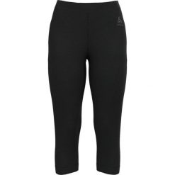 Legginsy termoaktywne damskie Odlo Merino 200 BL Bottom 3/4. Czarne legginsy damskie ODLO, bez wzorów, z materiału. Za 343.80 zł.